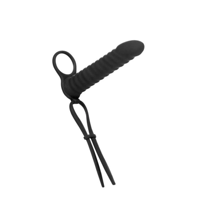 Dildo do Podwójnej Penetracji Rori Pure Passion Czarny 