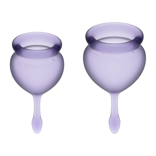 Kubeczki Menstruacyjne Feel Good Menstrual Cup Set Satisfyer | 100% ORYGINAŁ| DYSKRETNA PRZESYŁKA