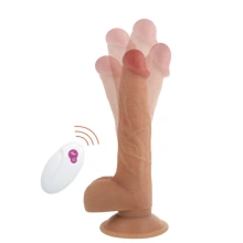 Dildo z Ruchem Posuwistym i Pilotem Cyber Silicock Mr John | 100% ORYGINAŁ| DYSKRETNA PRZESYŁKA