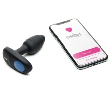 Korek analny Ohmibod Lumen Black Powered by KIIROO | 100% ORYGINAŁ| DYSKRETNA PRZESYŁKA