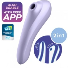 Stymulator łechtaczki Dual Pleasure Mauve with App Satysfyer | 100% ORYGINAŁ| DYSKRETNA PRZESYŁKA