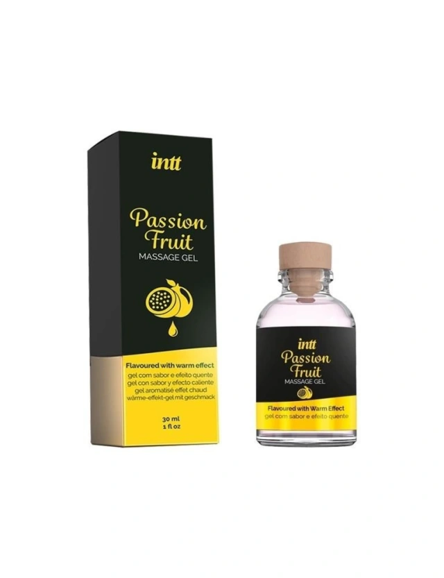 Jadalny Żel Do Masażu Massage Gel Passion Fruit 30 Ml intt | 100% ORYGINAŁ| DYSKRETNA PRZESYŁKA