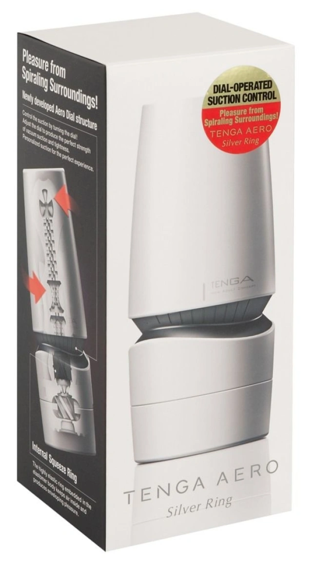 Masturbator Aero Silver Ring Tenga 