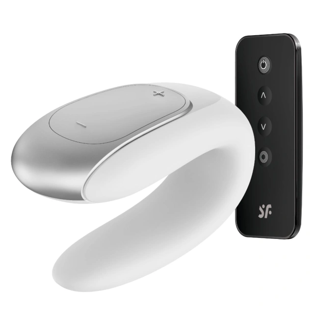 Wibrator Dla Par Double Fun White Satisfyer | 100% ORYGINAŁ| DYSKRETNA PRZESYŁKA