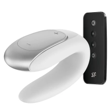Wibrator Dla Par Double Fun White Satisfyer | 100% ORYGINAŁ| DYSKRETNA PRZESYŁKA