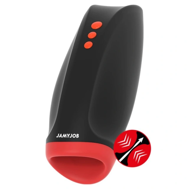 Masturbator JamyJob Novax z Wibracjami i Kompresją 