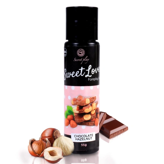 Jadalny Żel Nawilżający Sweet Love Czekolada z Orzechami 60ml 