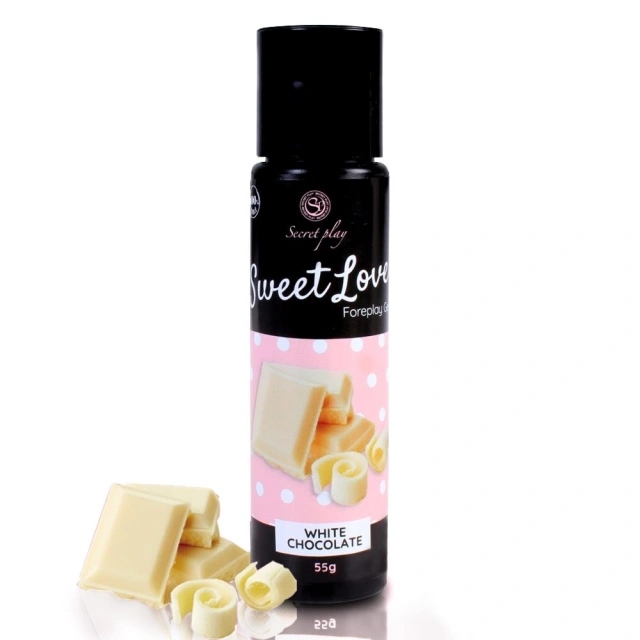Jadalny Żel Nawilżający Sweet Love Biała Czekolada 60ml 