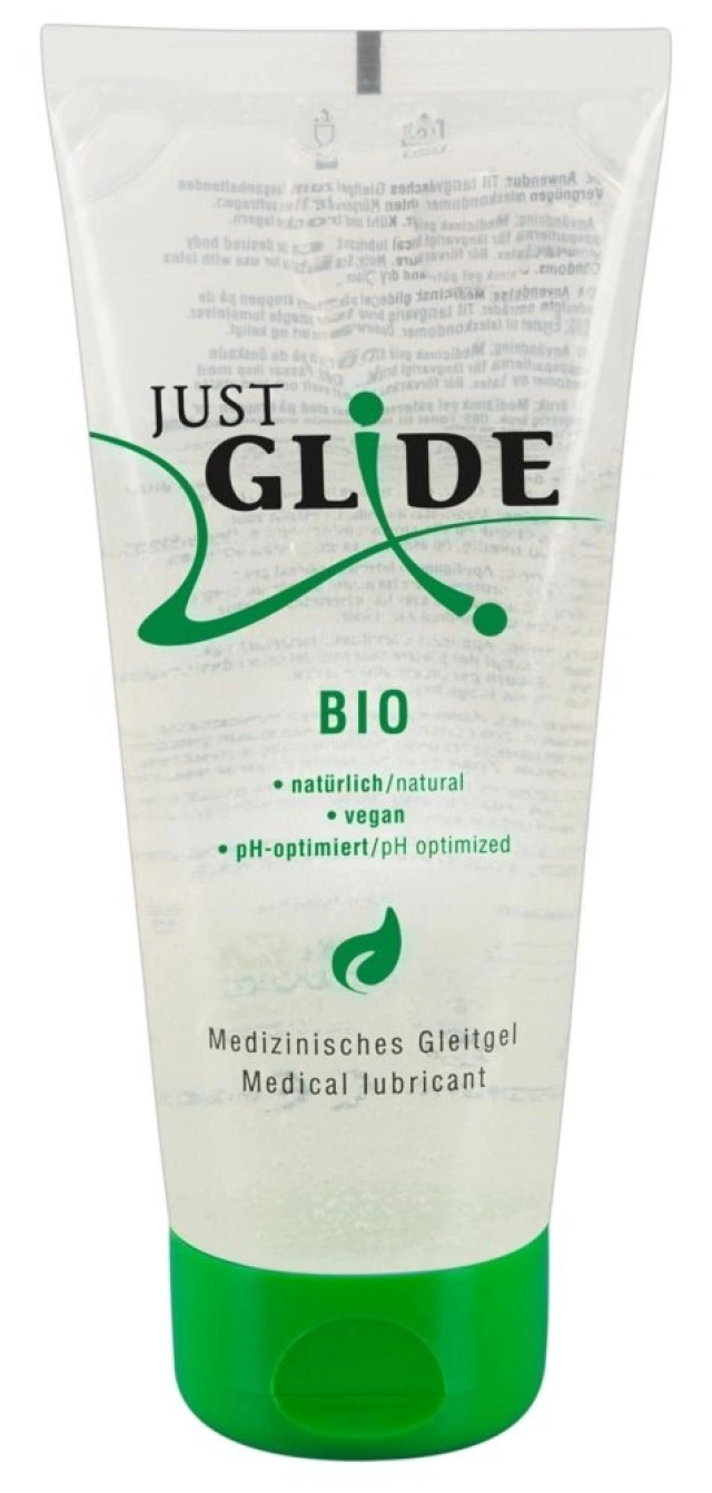 Żel Wodny Just Glide BIO Naturalny 200ml | 100% ORYGINAŁ| DYSKRETNA PRZESYŁKA