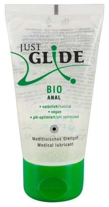 Żel Wodny  Analny Just Glide BIO Naturalny 50ml | 100% ORYGINAŁ| DYSKRETNA PRZESYŁKA