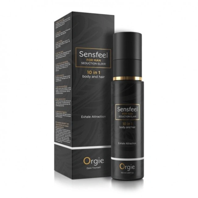 Eliksir Z Feromonami Sensfeel For Man 10 In 1 Elixir 100 Ml Orgie | 100% ORYGINAŁ| DYSKRETNA PRZESYŁKA