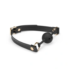 Knebel Black Organosilicon Ball Gag Liebe Seele