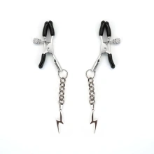 Klamerki Na Sutki Silver Lightning Nipple Clamps Liebe Seele