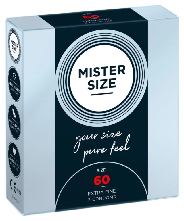Prezerwatywy Mister Size 60 mm 3 szt.