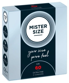 Prezerwatywy Mister Size 60 mm 3 szt.