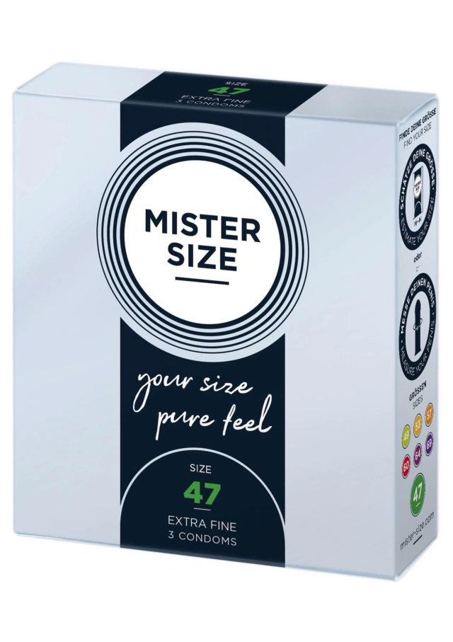 Prezerwatywy Mister Size 47 mm 3 szt.