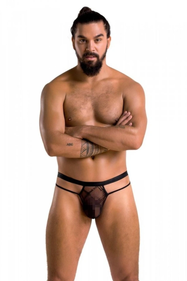 029 THONG COLLIN black S/M - Passion | 100% ORYGINAŁ| DYSKRETNA PRZESYŁKA