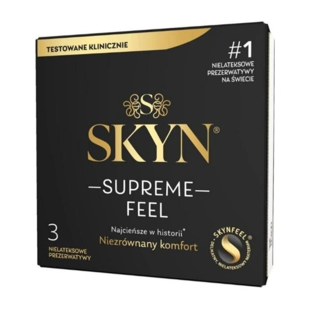 Prezerwatywy Nielateksowe Supreme Feel SKYN 3 szt.