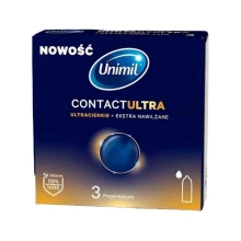 Prezerwatywy Ultracienkie Contact Ultra Unimil 3 szt.