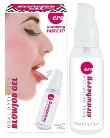 Żel Do Seksu Oralnego Oral Optimizer Blowjob Gel Truskawka (Strawberry) Hot 50 ml