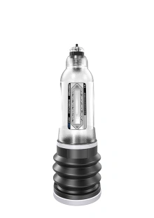 Hydrauliczna pompka wodna do penisa z systemem Hydro X30 – większa moc ssania – HYDROMAX 5 Transparent