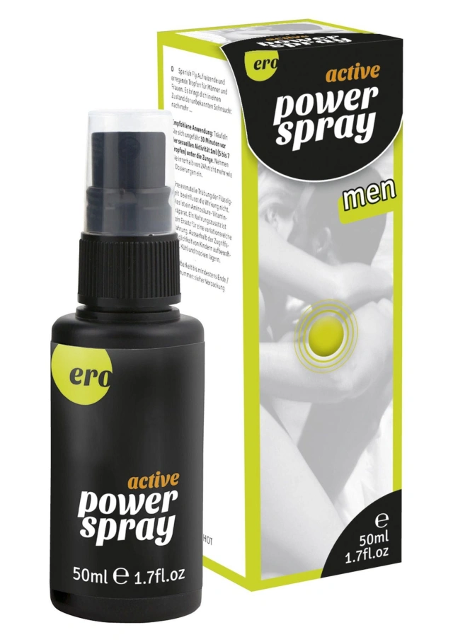 Stymulujący spray dla mężczyzn z aloesem i pantenolem szybka aplikacja – Active Power Spray Men 50 ml