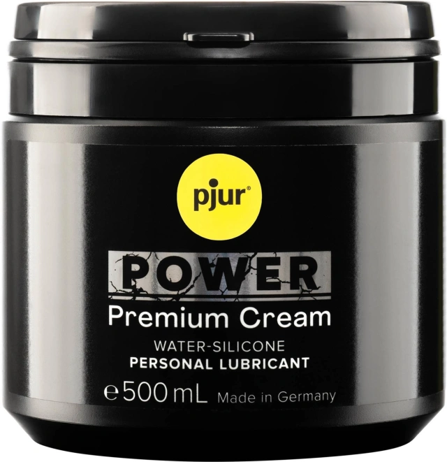 Kremowy lubrykant hybrydowy Pjur Power Premium Cream 500 ml