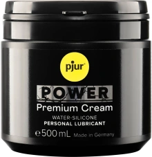 Kremowy lubrykant hybrydowy Pjur Power Premium Cream 500 ml