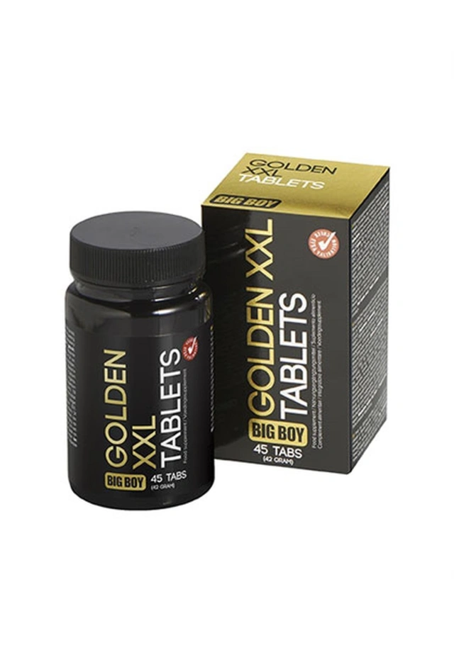Suplement diety dla mężczyzn z żeń-szeniem, L-argininą i Tribulus – Big Boy Golden XXL 45 tabl.