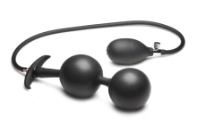 Master Series - Weighted Inflatable Silicone Anal Plug