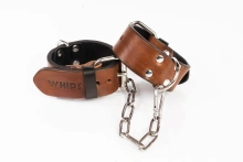 Kajdanki wąskie brązowe S Primal Bond Whips