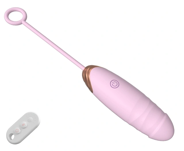 Wibrujące Jajko Miłości USB Wibracje Pchanie i Pilot Różowe