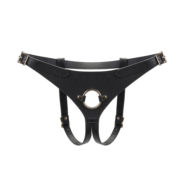 Uprząż Dark Secret Deluxe Leather Strap On Harness Liebe Seele