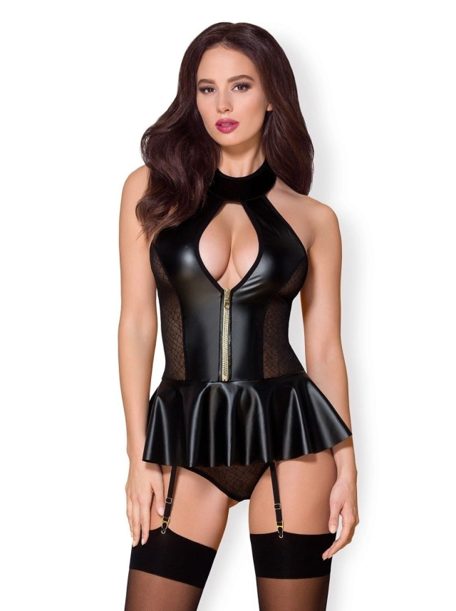Bielizna-859-COR-1 gorset i figi S/M | 100% ORYGINAŁ| DYSKRETNA PRZESYŁKA