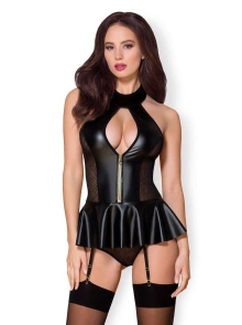 Bielizna-859-COR-1 gorset i figi S/M | 100% ORYGINAŁ| DYSKRETNA PRZESYŁKA