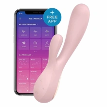 Wibrator Króliczek Mono Flex Mouve With App Satisfyer | 100% ORYGINAŁ| DYSKRETNA PRZESYŁKA