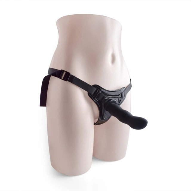 Silikonowy strap-on dla kobiet lubiących posuwać 