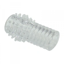 Nakładka na penisa z wypustkami przelotowa – TPE Cock Sleeve with Nodules