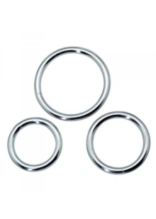 Metalowe pierścienie erekcyjne 3 sztuki – Timeless Metal Rings