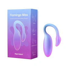 Jajko wibrujące sterowane aplikacją – Flamingo Max Blue App Controlled Love Egg Magic Motion