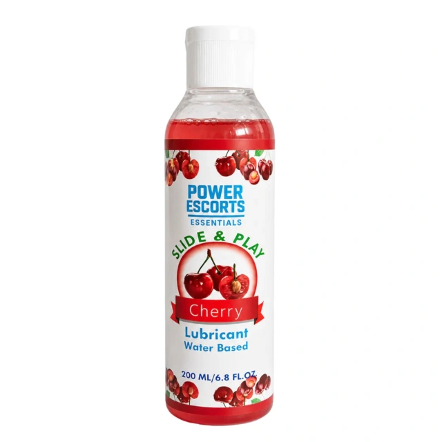 Power Escorts - DR08 - Cherry Water-Based Lubricant 200ml – Slide & Play Personal Lube
