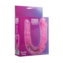 Power Escorts - BR336 Pink- Double Dong – 29 cm / 11.4 Inch - Realistic Double Dildo