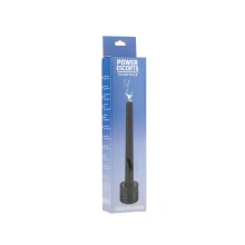 Power Escorts - BR342 - Travel Anal Cleaner Douche Tube – Black, 15 cm / 5.9 Inch