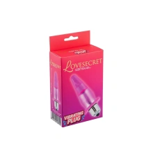 LoveSecret Sensual LS74 – Vibrating Plug – Pink – Compact Anal Massager – Battery Powered