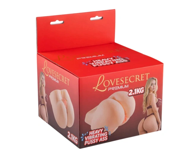 LoveSecret Premium - LS77 - Heavy Vibrating Pussy/Ass – 2.1 kg Realistic Design