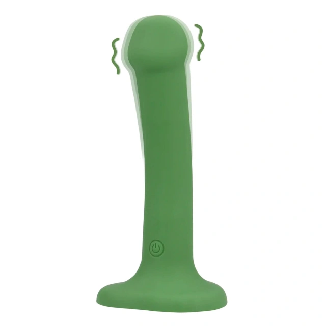 Wibrator Klasyczny Loveline Non-Phallic Mały Zielony Leśny | 100% ORYGINAŁ| DYSKRETNA PRZESYŁKA