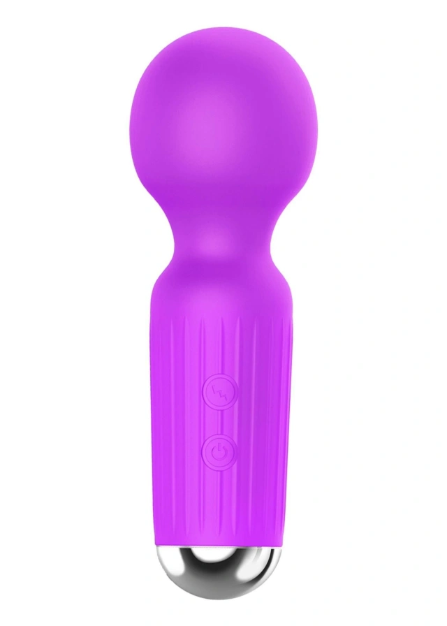 Masażer Wibracyjny Mini Masager B-Series Magic 20 Funkcji USB Fioletowy 