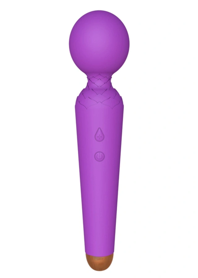 Masażer Wibracyjny Power Wand B-Series Magic 10 Funkcji USB Fioletowy 