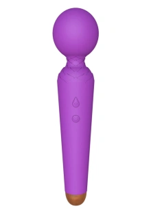 Masażer Wibracyjny Power Wand B-Series Magic 10 Funkcji USB Fioletowy 