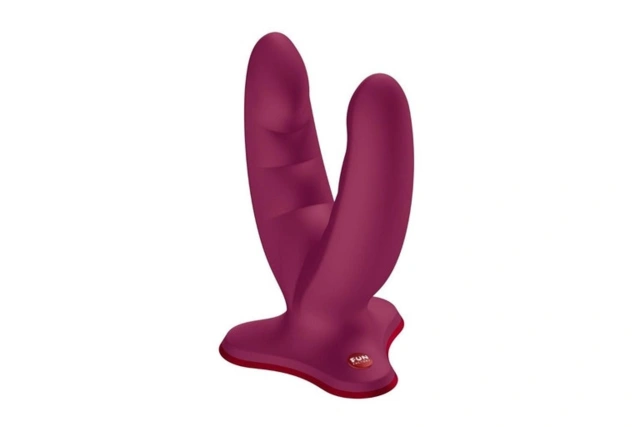 Dildo Ryde wine red Fun Factory Czerwony 